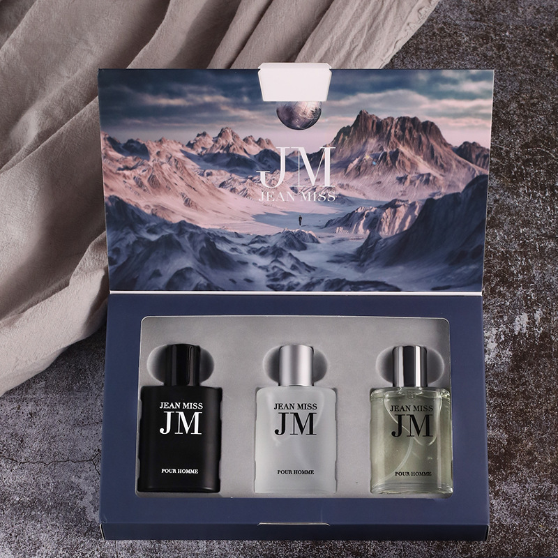 Perfume Fragrance Man - 남성용 오드뚜왈렛 향수 선물 세트 3개,