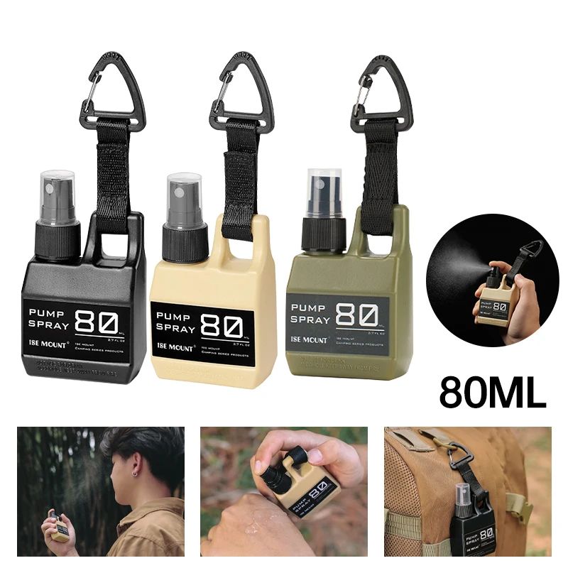 80ml 분무기 병 카라비너가 있는 휴대용 펌프 스프레 - Perfume Quotes 리뷰 및 가격